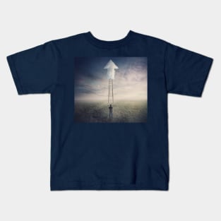 ladder to clouds Kids T-Shirt